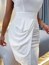 Load image into Gallery viewer, Billie Sexy Solid Zip & Split Side Dress