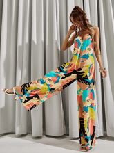 Load image into Gallery viewer, Maya Backless Patchwork Print Wide Leg Cami Jumpsuit