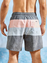 Load image into Gallery viewer, Trevor Men Drawstring Swim Trunks