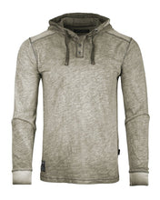 Load image into Gallery viewer, Mens Long Sleeve Lightweight Fashion Hooded Henley