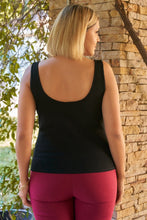 Load image into Gallery viewer, Harriett Plus Sleeveless Round Neck With Split Detail Ribbed Top