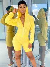 Load image into Gallery viewer, Billie Wasp Waist Pure Color Hooded Collar Tracksuit Set