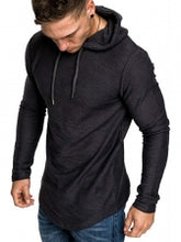 Load image into Gallery viewer, Solid Color Long Sleeve Hoodies For Men