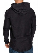 Load image into Gallery viewer, Solid Color Long Sleeve Hoodies For Men