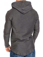 Load image into Gallery viewer, Solid Color Long Sleeve Hoodies For Men
