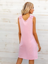 Load image into Gallery viewer, Maya Ruffle Trim Tank Dress