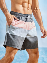 Load image into Gallery viewer, Trevor Men Drawstring Swim Trunks