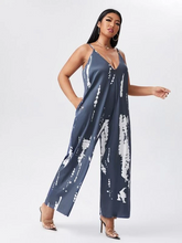 Load image into Gallery viewer, Harriett Plus Tie Dye Wide Leg Jumpsuit