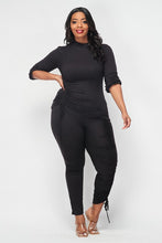 Load image into Gallery viewer, Plus size Ruching side by side Set
