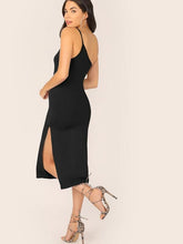 Load image into Gallery viewer, Billie One Shoulder Split Thigh Dress
