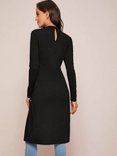 Load image into Gallery viewer, Oya Solid Side Split Longline Tee
