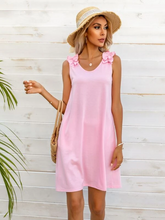 Load image into Gallery viewer, Maya Ruffle Trim Tank Dress
