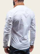 Load image into Gallery viewer, Orula Men Contrast Panel Topstitching Shirt
