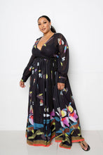 Load image into Gallery viewer, Zora Tropical Print Maxi Dress
