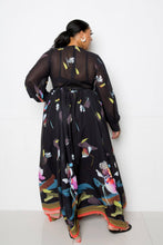 Load image into Gallery viewer, Zora Tropical Print Maxi Dress
