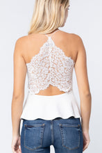 Load image into Gallery viewer, Billie V-neck Cami Peplum Knit Top
