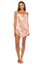 Load image into Gallery viewer, Satin Pj Short Set
