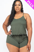 Load image into Gallery viewer, Plus Size Cami Top And Shorts Set
