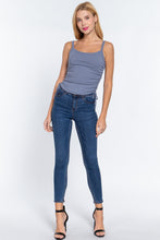 Load image into Gallery viewer, Side Ruched Cami Knit Top
