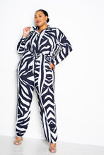 Load image into Gallery viewer, Aje Button Up Long Sleeve  Jumpsuit
