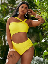 Load image into Gallery viewer, Cicely Plus Cut Out One Piece Swimsuit
