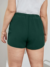 Load image into Gallery viewer, Harriett Plus Solid Tie Front Shorts
