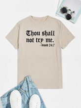 Load image into Gallery viewer, Malcolm Men Thou Shall Not Graphic Tee
