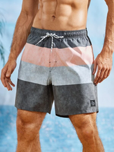 Load image into Gallery viewer, Trevor Men Drawstring Swim Trunks
