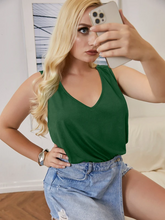 Load image into Gallery viewer, Harriett Plus Wrap Back Tank Top
